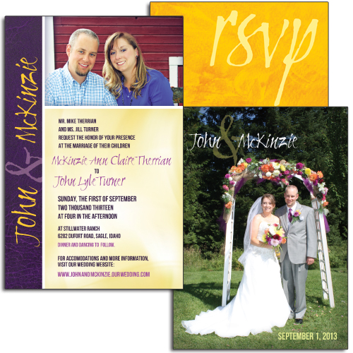 Mac &amp John Wedding Invitation