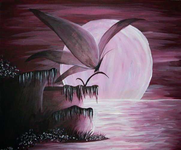 West Seattle Acrylic Painting Butterfly